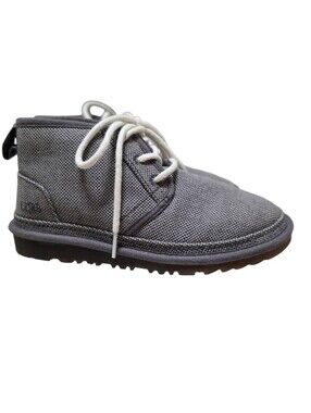 NWOT Ugg Neumal Natural Woven Hemp Blend Ankle Lace Up Boot